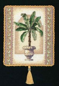 Пальма в горшке