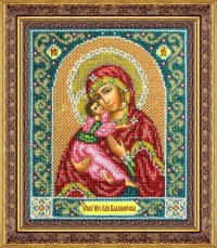 Пресвятая Богородица Владимирская Б-1014 Паутинка