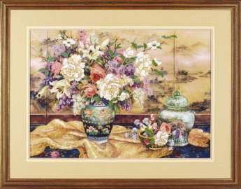 Ваза с цветами Oriental Splendor